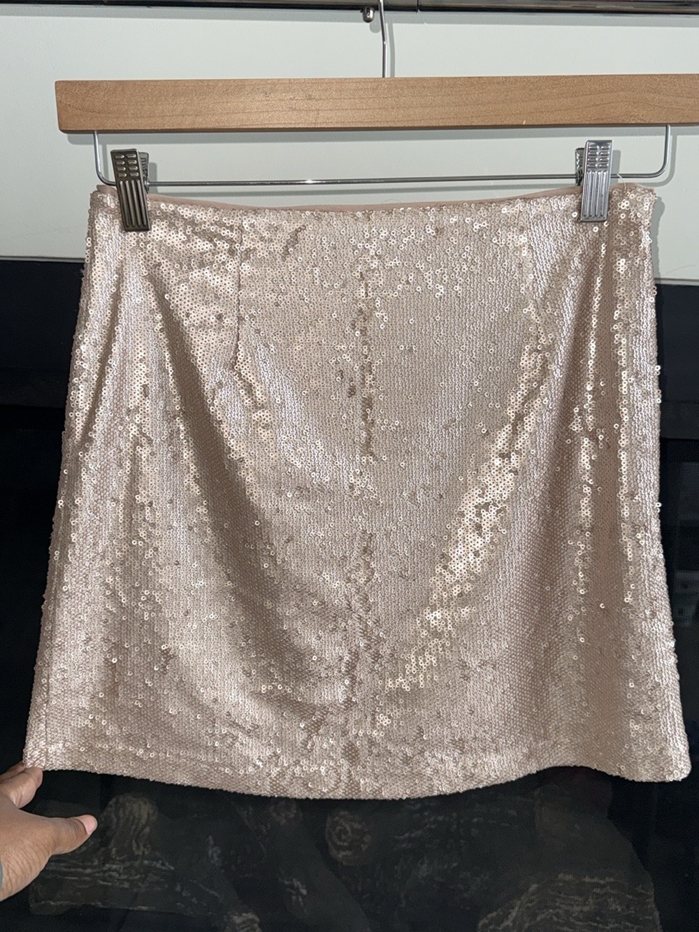 Forever 21 Pink Sequin Mini Skirt — Size Small
